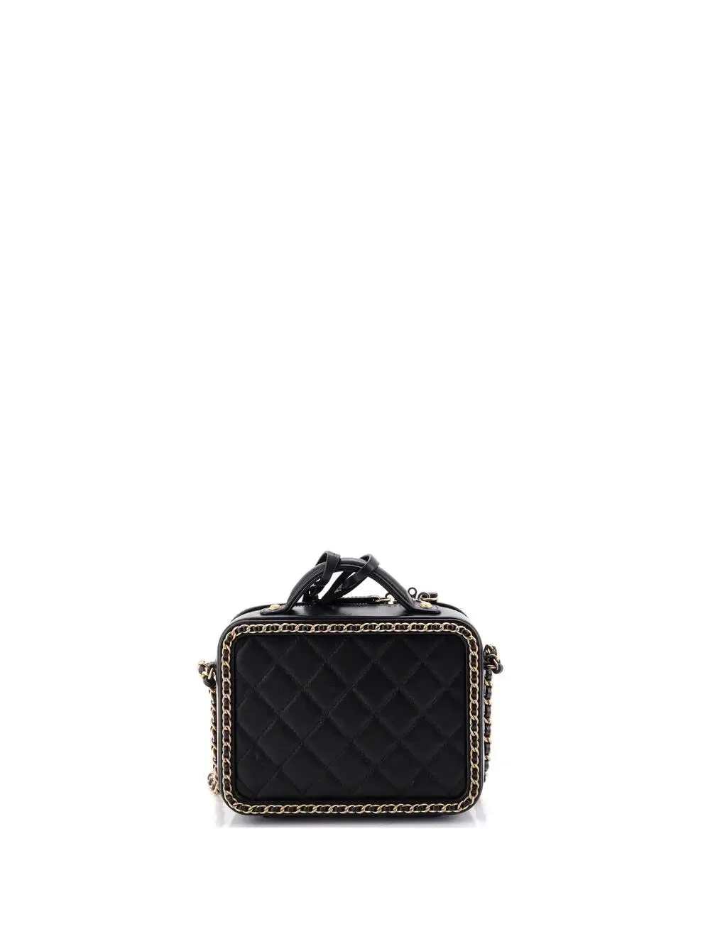 Chanel Filigree Vanity Case Quilted #301775C49B